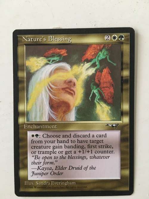 MAGIC THE GATHERING - NATURE`S BLESSING - ALLIANCES