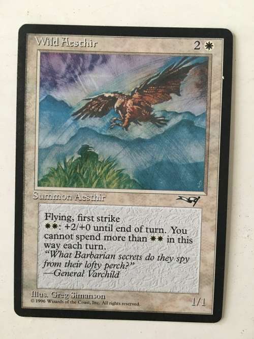 MAGIC THE GATHERING - WILD AESTHIR- ALLIANES SET OF 4 CARDS
