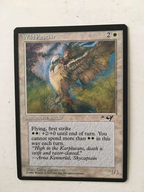 MAGIC THE GATHERING - WILD AESTHIR- ALLIANES SET OF 4 CARDS