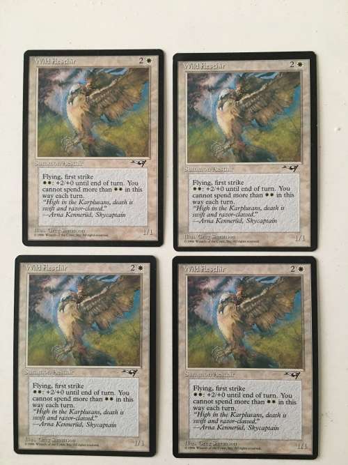 MAGIC THE GATHERING - WILD AESTHIR- ALLIANES SET OF 4 CARDS