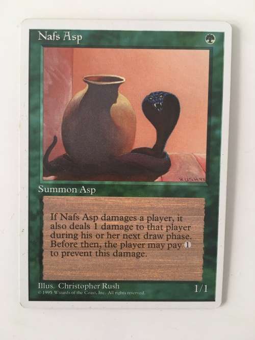 MAGIC THE GATHERING -NAFS ASP - 4TH  EDITION SET OF 4 CARDS