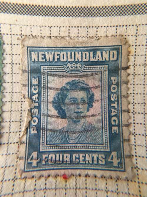 NEWFOUNDLAND AND BRUNSWICK 2 USED STAMPS