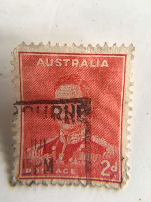 AUSTRALIA 2 KING GEORGE VI  USED  STAMPS