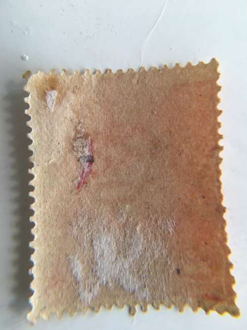 AUSTRALIA ORANGE 2 PENCE STAMP USED KING GEORGE