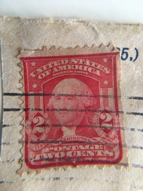 AMERICA - USED GEORGE WASHINGTON 2 CENT STAMP