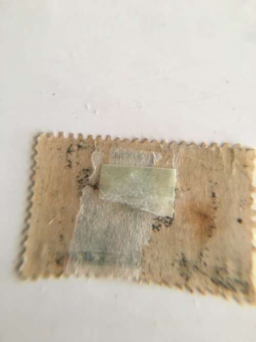 AMERICA USED STAMP WITH UNUSUAL CANCELLATION