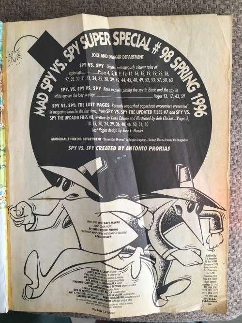 MAD MAGAZINE - SPY VS SPY NO. 98 - 1996
