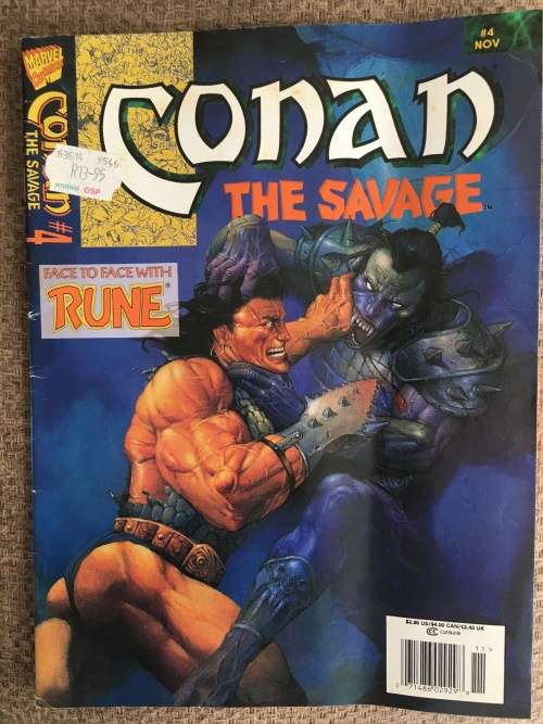 MARVEL COMICS - CONAN THE SAVAGE  VOL. 1  NO. 4 - 1995