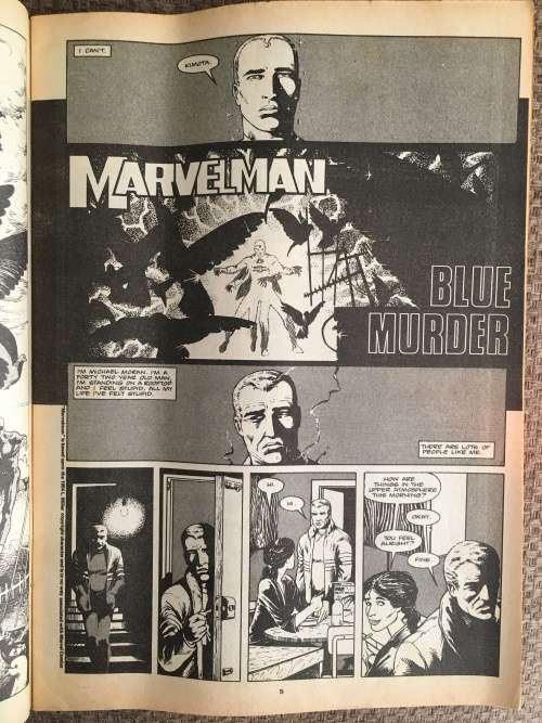 Q -   WARRIOR  MAGAZINE - THE MAGAZINE OF AWFULLY WEIRD HEROES -  VOL. 1 NO. 8 - 1982