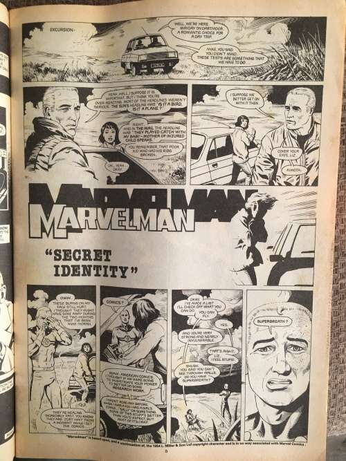 Q -   WARRIOR  MAGAZINE - THE MAGAZINE OF AWFULLY WEIRD HEROES -  VOL. 1 NO. 7 - 1982