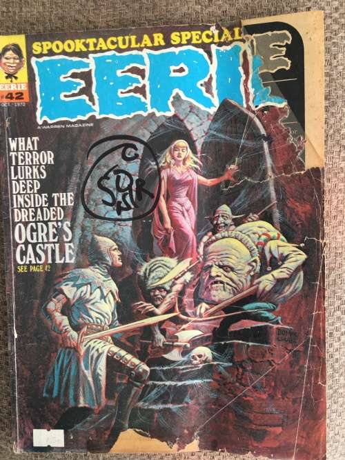 VINTAGE EERIE COMIC MAGAZINE - NO. 42 - 1972