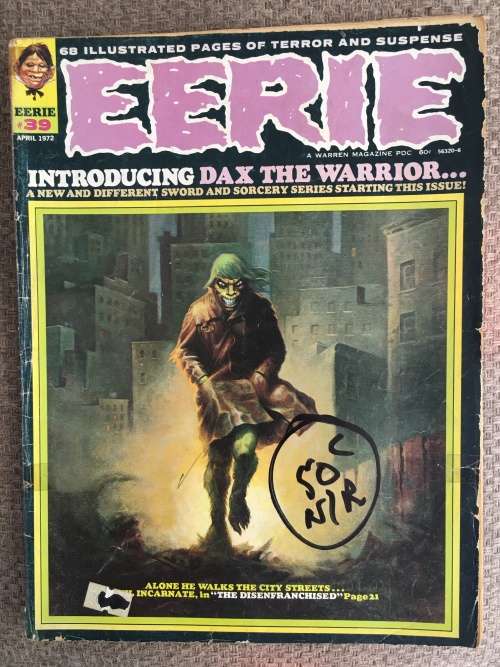 VINTAGE EERIE COMIC MAGAZINE - NO. 39 - 1972