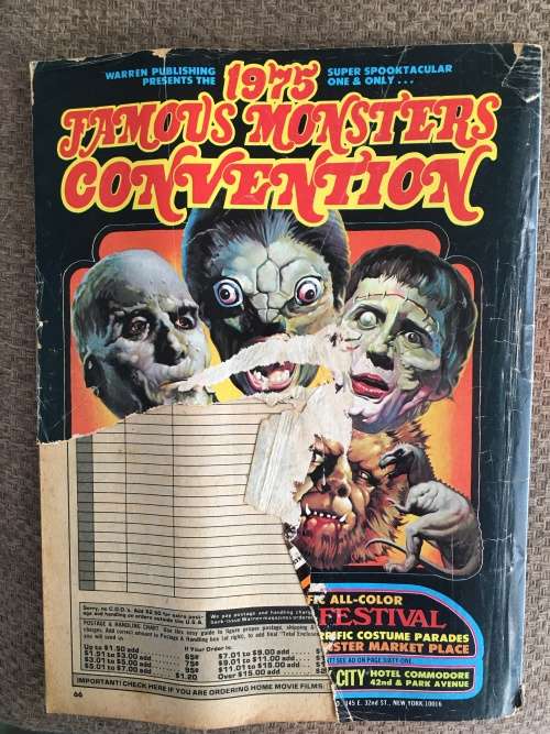 VINTAGE  EERIE MAGAZINE NO. 71  - 1976