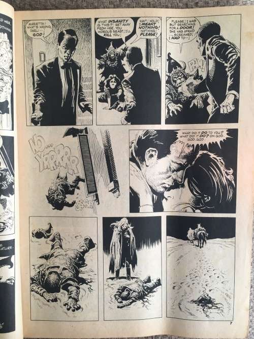 VINTAGE  EERIE MAGAZINE NO. 71  - 1976