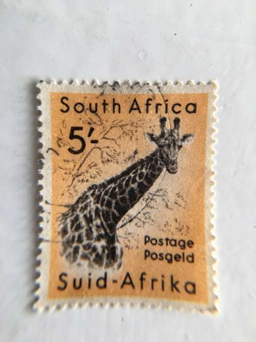 SOUTH AFRICA - USED STAMP GIRAFFE