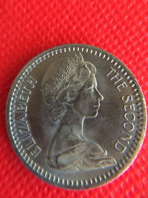 RHODESIA - 2,6 25c COIN 1964  UNCIRCULATED