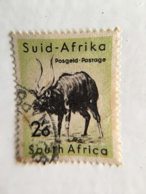 SOUTH AFRICA - UNION OF SOUTH AFRICA WILD LIFE USED STAMP