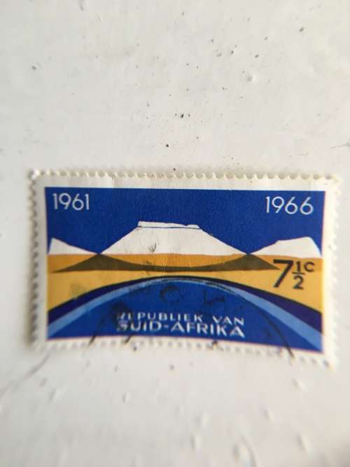 SOUTH AFRICA USED 7 1/2c STAMP