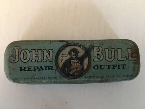 VINTAGE BICYCLE REPAIR KIT TIN