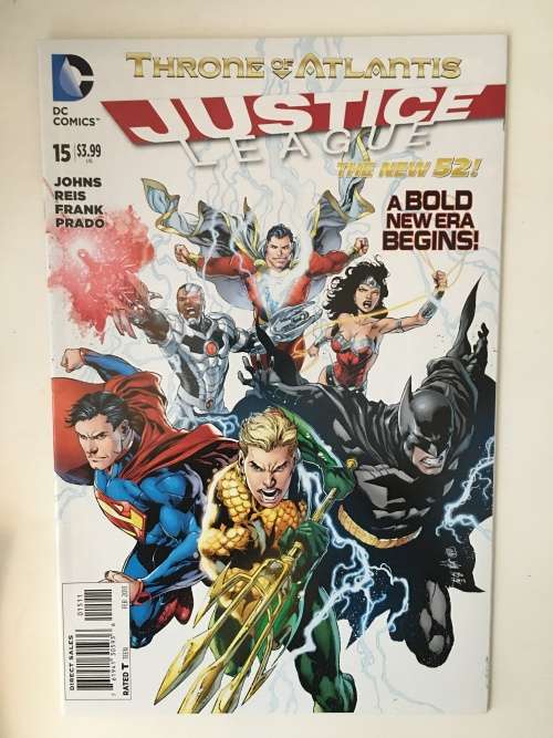 DC COMICS JUSTICE LEAGUE - THRONE OF ATLANTIS - NO. 15  - 2013