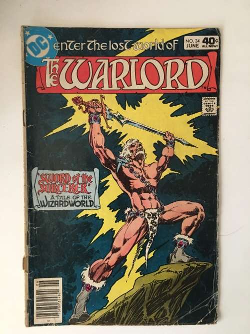 DC COMICS - THE WARLORD - NO. 34 - VOL. 5 - 1980