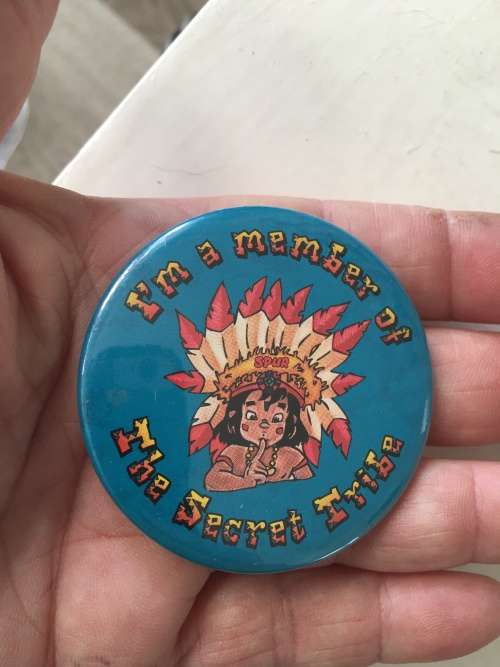VINTAGE SPUR SECRET TRIBE  MEMBER BADGE