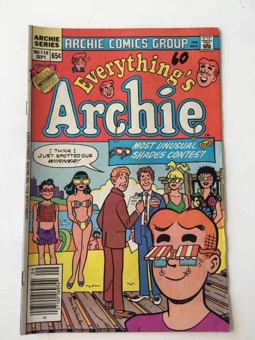 ARCHIE SERIES COMICS - EVERYTHING`S ARCHIE - NO. 119 - 1985