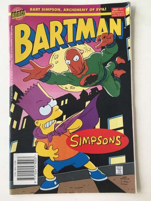 BONGO COMICS GROUP - BARTMAN - VOL. 1 NO. 11 - 1996