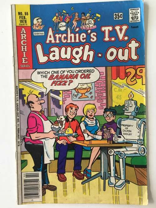 ARCHIE SERIES COMICS - ARCHIES TV LAUGH - OUT  -  NO. 55  - 1978