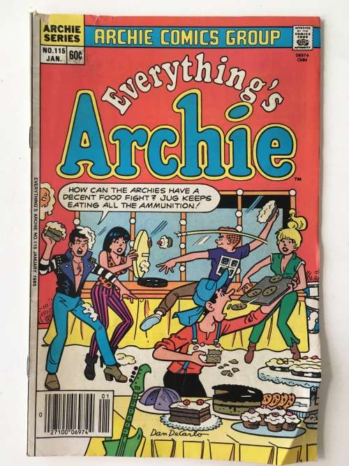 ARCHIE SERIES COMICS - EVERYTHING`S ARCHIE -  NO. 115 - 1985