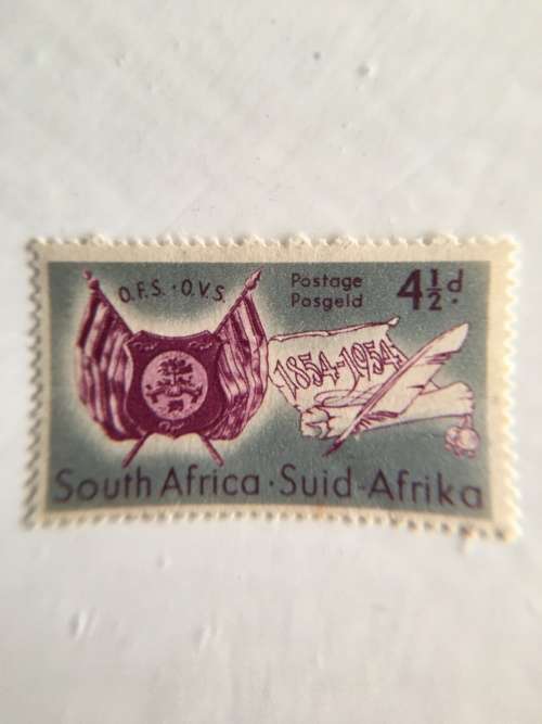 SOUTH AFRICA UNUSED ORANGE FREE STATE STAMP
