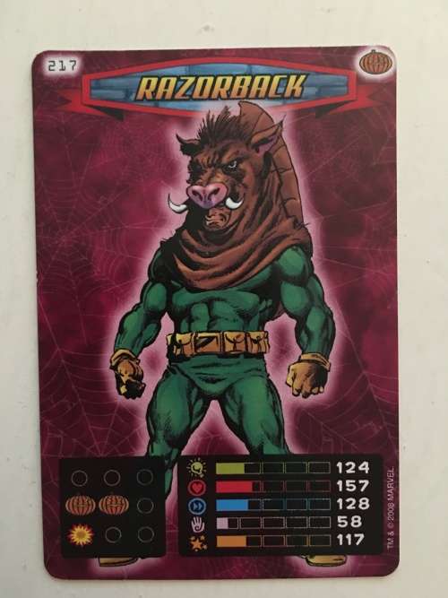MARVEL -SPIDER-MAN HEROES & VILLIANS - RAZORBACK