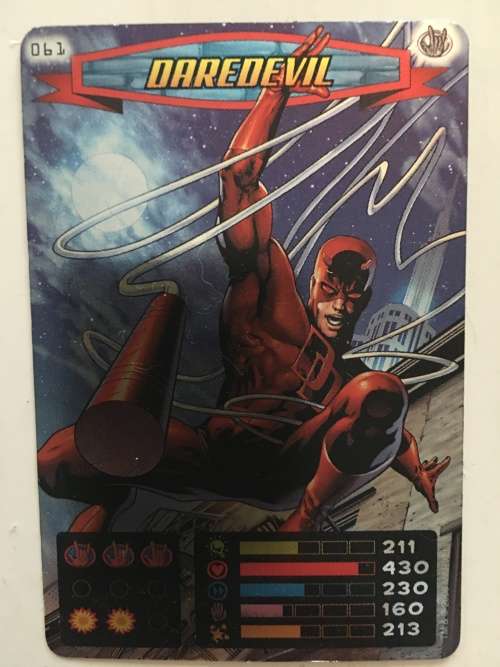 MARVEL -SPIDER-MAN HEROES & VILLIANS - DAREDEVIL - FOIL CARD