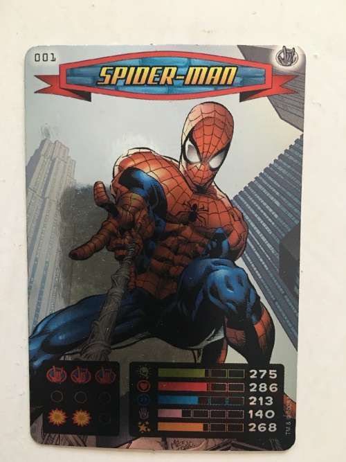 MARVEL -SPIDER-MAN HEROES & VILLIANS - SPIDER-MAN - FOIL CARD