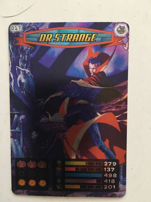 MARVEL -SPIDER-MAN HEROES & VILLIANS - DR STRANGE / FOIL CARD