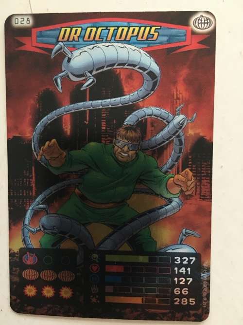MARVEL -SPIDER-MAN HEROES & VILLIANS - DR. OCTOPUS / FOIL CARD