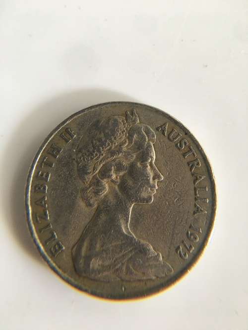 AUSTRALIA 1972 20c COIN