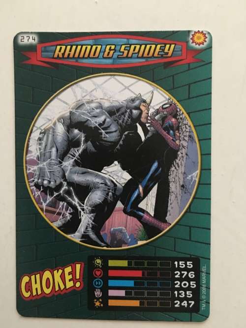 MARVEL -SPIDER-MAN HEROES & VILLIANS -  RHINO & SPIDEY