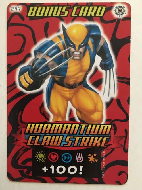 MARVEL -SPIDER-MAN HEROES & VILLIANS - BONUS CARD / CLAW STRIKE