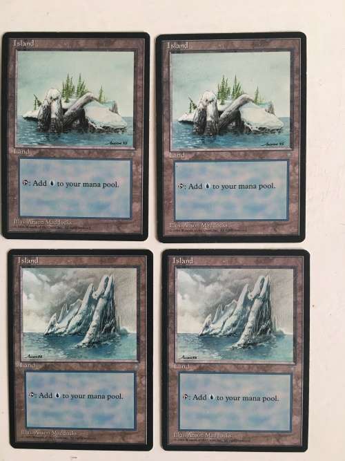 MAGIC THE GATHERING ISLAND SET OF CARDS ICE AGE