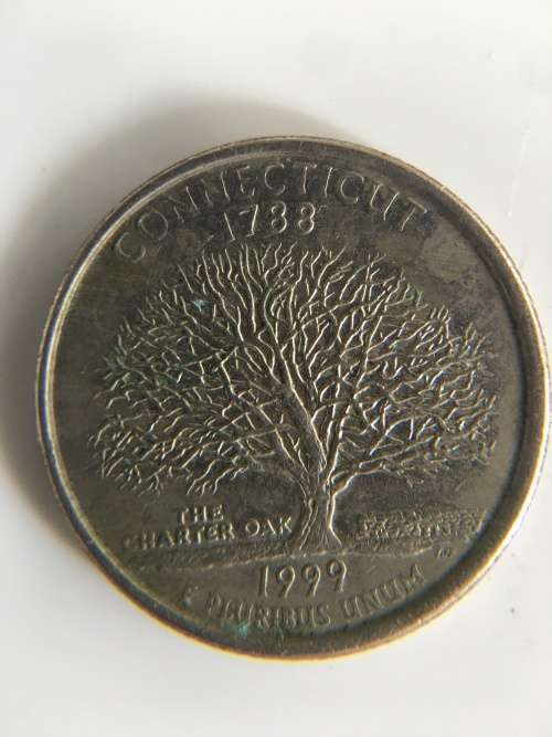AMERICA QUATER DOLLAR  STATE  CONNECTICUT