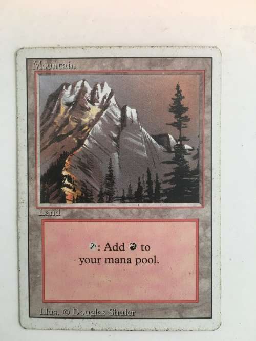 MAGIC THE GATHERING - MOUNTAIN REVISED EDITION