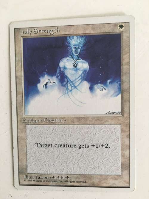 MAGIC THE GATHERING - HOLY STRENGTH X 3  AND ANOTHER