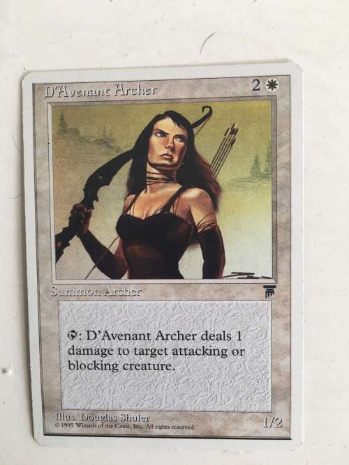 MAGIC THE GATHERING D`` AVENANT ARCHER X 3 CARDS AND ANOTHER