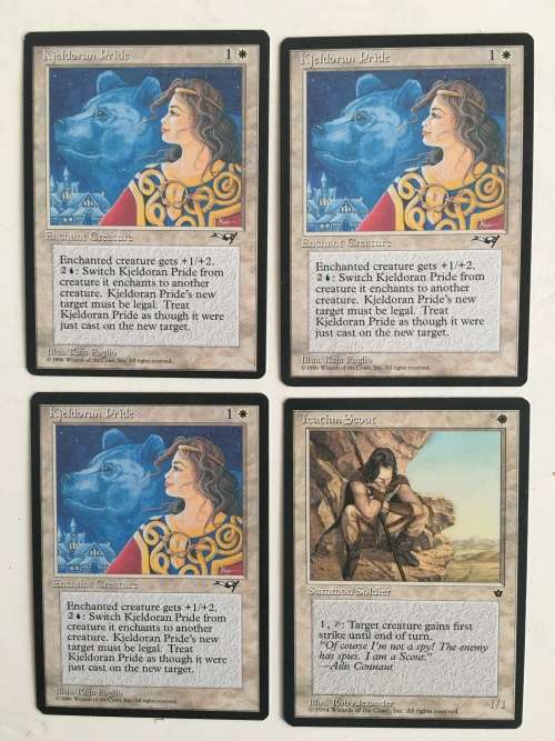 MAGIC THE GATHERING -  KJELDORAN PRIDE X3 ALLIANCES AND ANOTHER