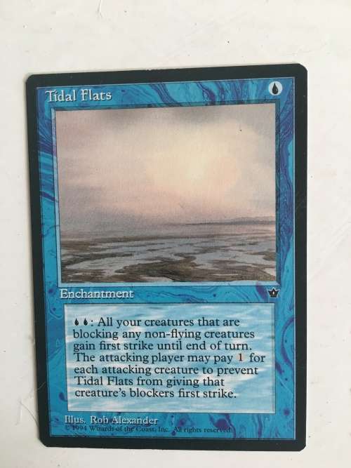MAGIC THE GATHERING - TIDAL FLATS - X 3 FALLEN EMPIRES AND ANOTHER