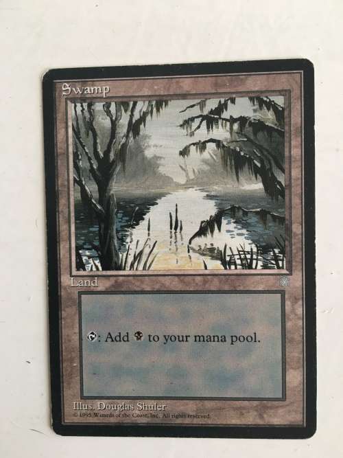 MAGIC THE GATHERING - 4X SWAMP CARDS
