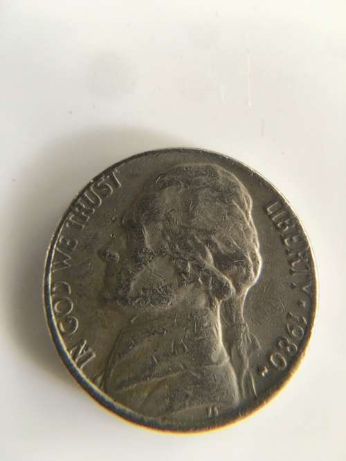 AMERICA 5c COINS  LOT OF 4  WASHINGTON - 1959 - 1989 - 1980 - 1996