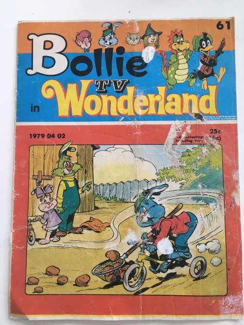 VINTAGE AFRIKAANS BOLLIE - TV IN WONDERLAND 1979