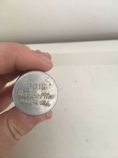 VINTAGE SMALL ROUND FILM CONTAINER